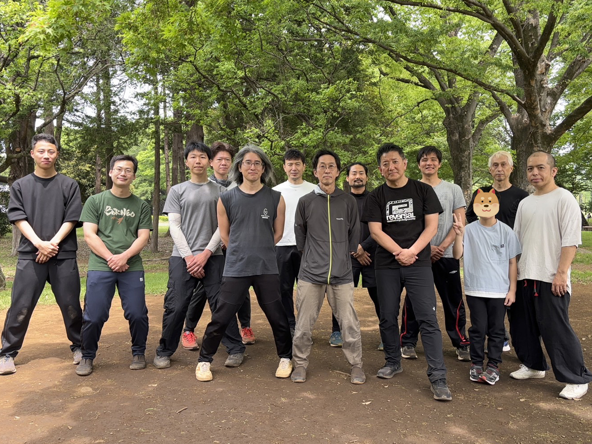 2024年4月29日、詠春拳の大野先輩を迎えて稽古会