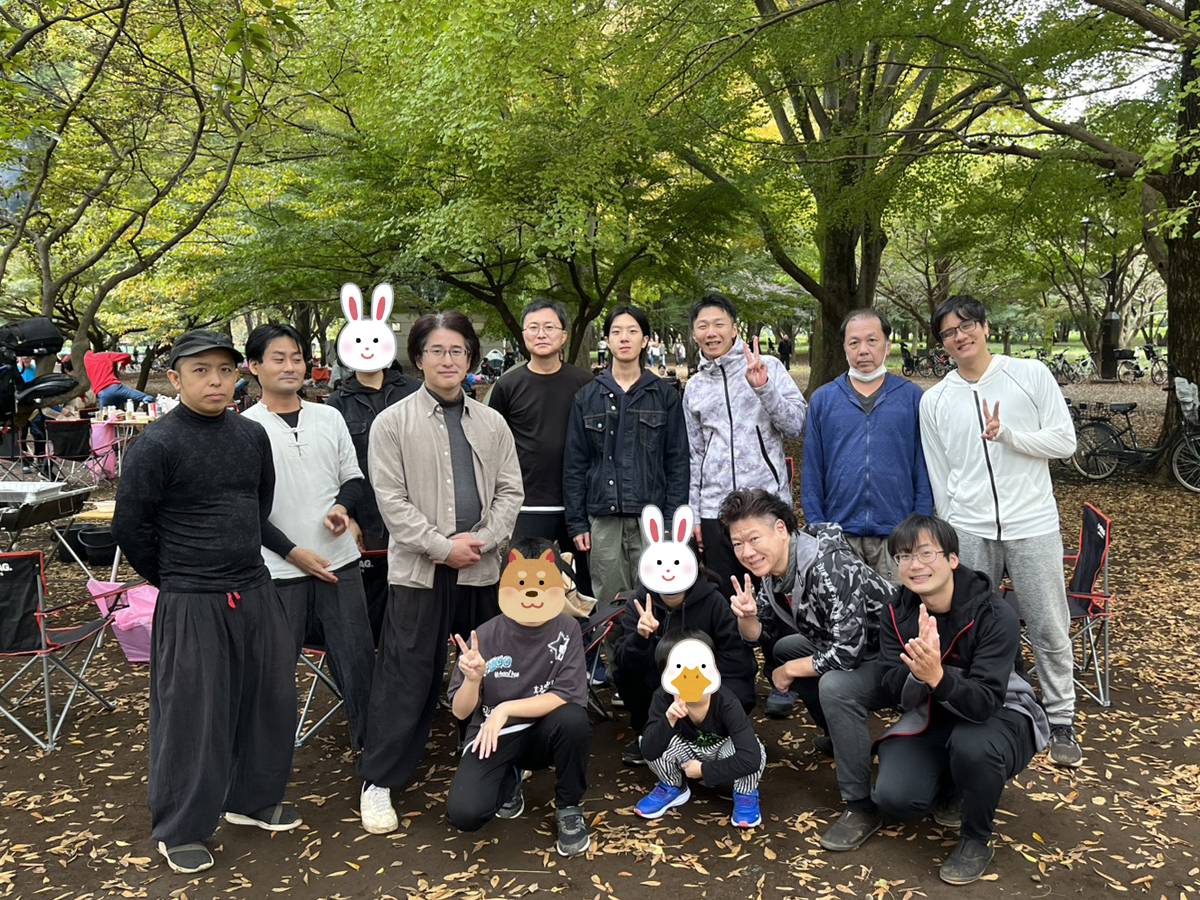 2025年11月2日、小金井公園のバーベキュー広場にてBBQ