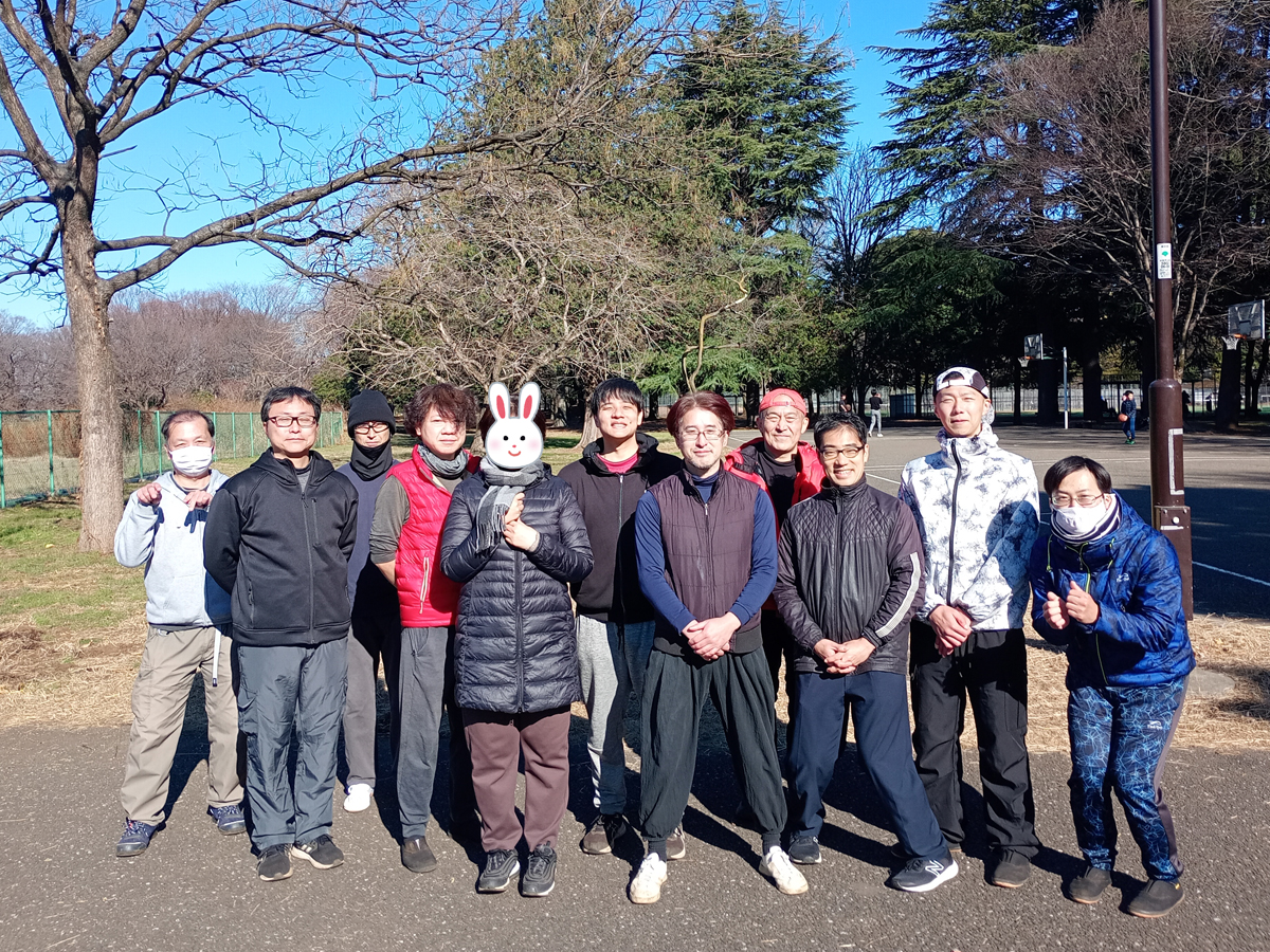 2025年12月28日、稽古納めの記念写真