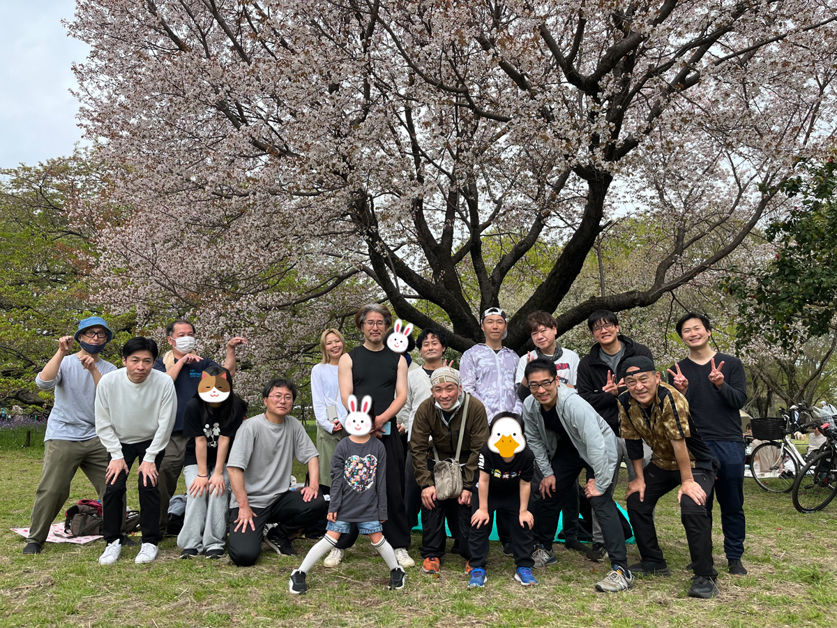 2026年4月5日、稽古終わって花見